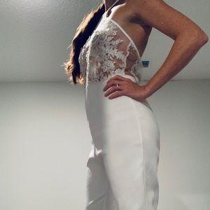 Beautiful White Lace Jumpsuit